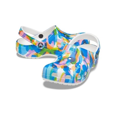 Sandália Crocs Classic Bubble Block Clog - Adulto - Foto 3