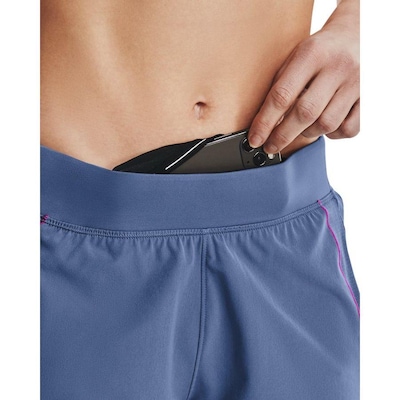 Shorts Under Armour Qualifier Speedpocket - Feminino - Foto 5