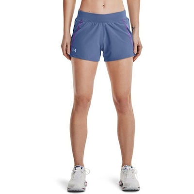 Shorts Under Armour Qualifier Speedpocket - Feminino - Foto 1
