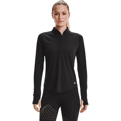 Camiseta Manga Longa Under Armour Streaker Half Zip - Feminina - Foto 1