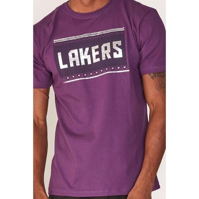Camiseta NBA Estampada Los Angeles Lakers - Masculina - Foto 4