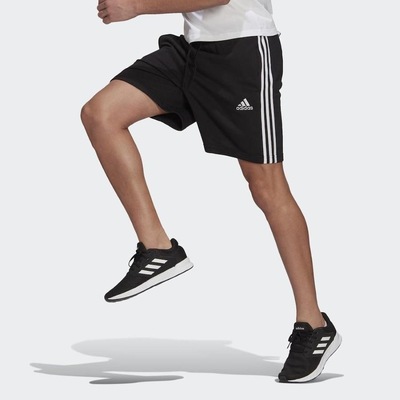 Bermuda de Moletom adidas Essentials 3-Stripes - Masculina - Foto 3