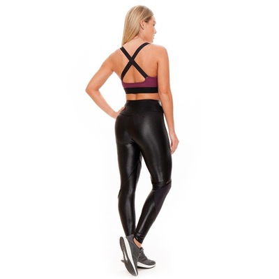 Calça Legging Rola Moça Cirre - Feminina - Foto 2