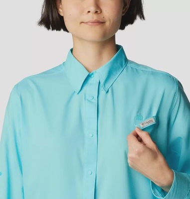 Camisa Columbia Manga Longa Tamiami II - Feminina - Foto 3