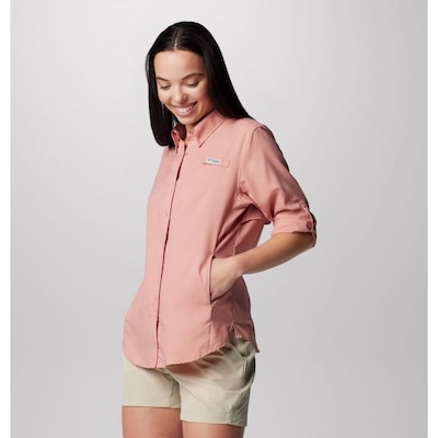 Camisa Columbia Manga Longa Tamiami II - Feminina - Foto 3