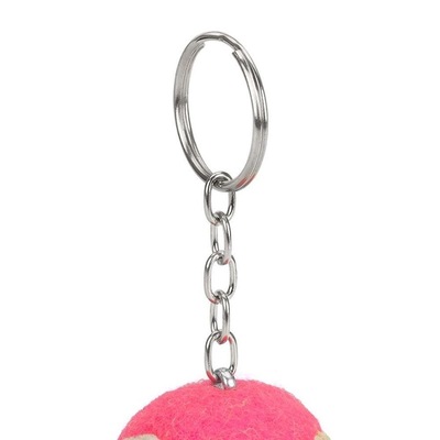 Chaveiro Pró Spin Bola de Tênis Média Amarela e Rosa - Foto 3