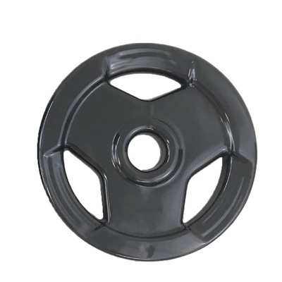 Anilha Ahead Sports Sport Emborrachada Furo Standad - 1kg - Foto 3