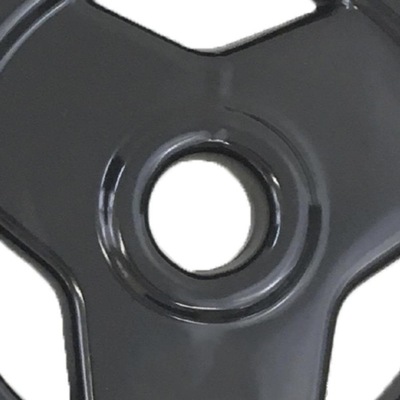 Anilha Sport Emborrachada Furo Standad Ahead Sports 3kg Pret - Foto 3