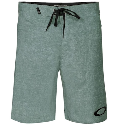 Bermuda Oakley Água Basic Boardshorts Stone - Masculina - Foto 1