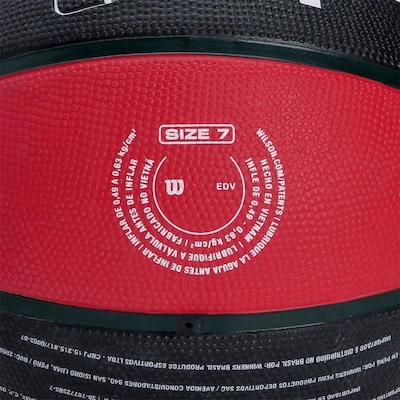 Bola de Basquete Wilson NBA Team Tribute Houston Rockets Tam7 - Foto 5