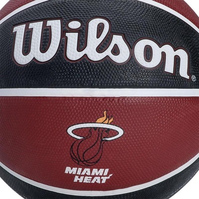Bola de Basquete Wilson NBA Team Tribute Miami Heat Tam7 - Foto 2