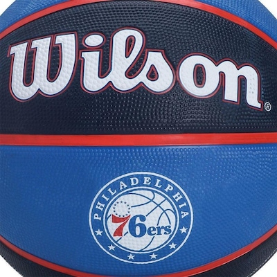 Bola De Basquete Wilson Nba Team Tribute Philadelphia 76Ers Tam7 - Foto 2