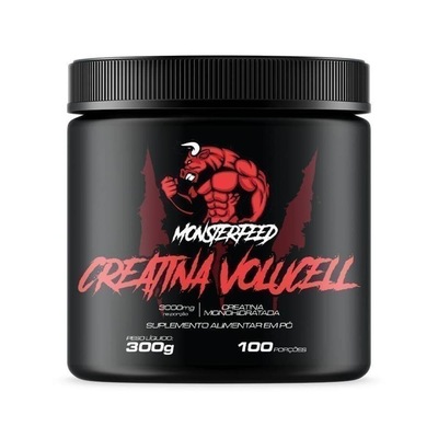 Creatina Monsterfeed Volucell - 300g - Foto 1