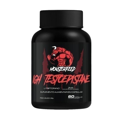 Testoepistane Zma + Triptofano Monsterfeed - 60 Cápsulas - Foto 1