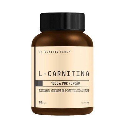 L-Carnitina Generic Labs - 60 Cápsulas - Foto 1