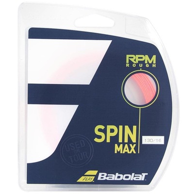 Corda Babolat RPM Rough 16L 1.30mm Vermelha - Set Individual - Foto 1