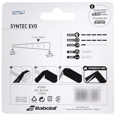 Cushion Grip Babolat Syntec Evo Comfort - Foto 4