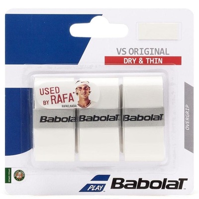 Overgrip Babolat VS Original X3 Branco - Foto 1