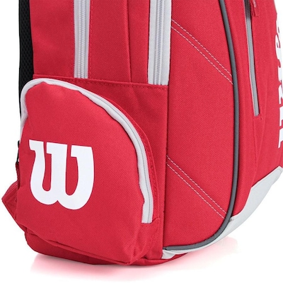 Mochila Wilson ESP Advantage 2 Vermelha e Cinza - Foto 5