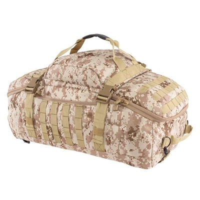 Mala Mochila Grande de Viagem Tática Invictus Expedition Camuflada Sistema MOLLE - 70 Litros - Foto 3