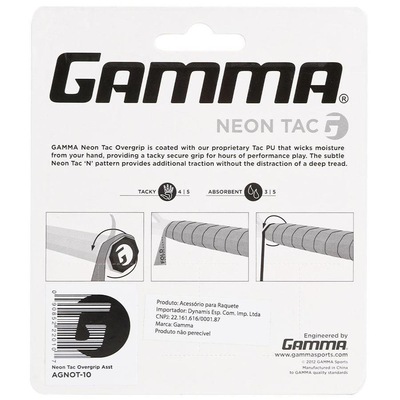 Overgrip Gamma Neon Tac - 3 Unidades Diversos - Foto 4