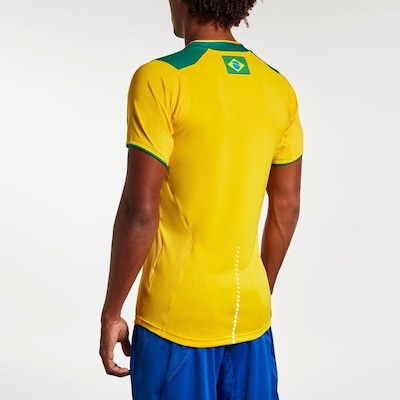 Camisa Asics Oficial da Seleção Brasileira de Vôlei - Masculina - Foto 2