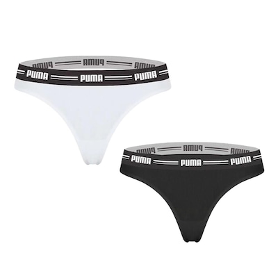 Kit de Calcinhas Puma - Adulto - 2 Unds - Foto 1