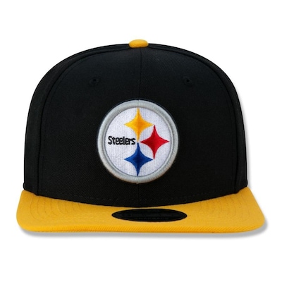 Boné Aba Reta New Era 9Fifty Original Fit NFL Pittsburgh Steelers Team Color - Snapback - Adulto - Foto 2