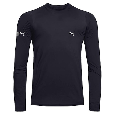 Camisa Térmica Puma UV50+ Manga Longa - Infantil - Foto 1
