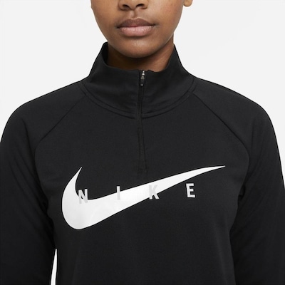 Camiseta Manga Longa Nike Swoosh Run - Feminina - Foto 3
