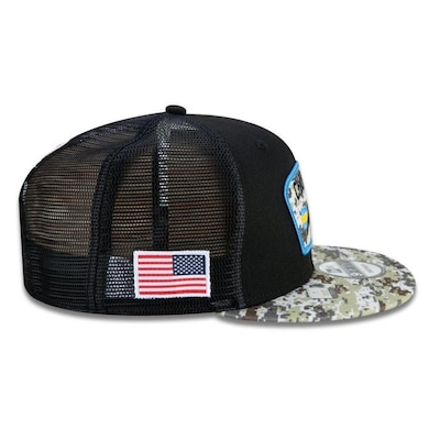 Boné Aba Reta New Era Los Angeles Chargers 950 NFL 21 Salute Service - Snapback - Adulto - Foto 5