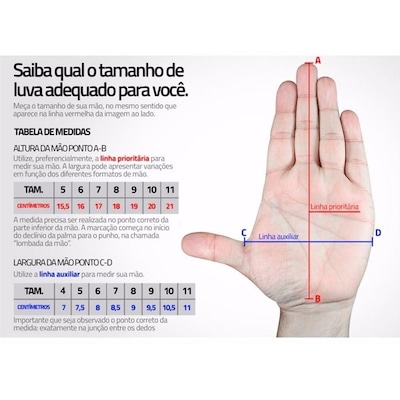 Luva Goleiro Three Stars Fox Campo - Adulto - Foto 2