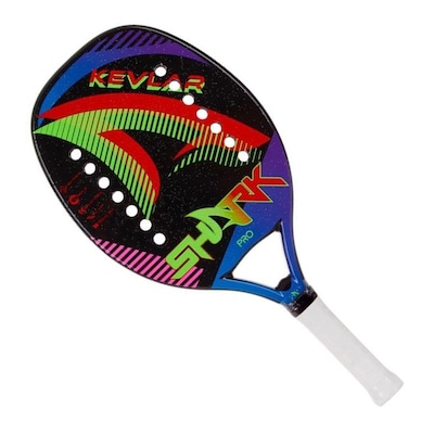 Raquete de Beach Tennis Shark Kevlar Modelo 2022 - Foto 1