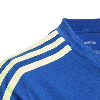 Camiseta adidas Essentials 3-Stripes - Infantil - Foto 4