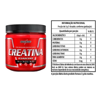 Creatina Hardcore Reload Integralmédica - 150g - Foto 2