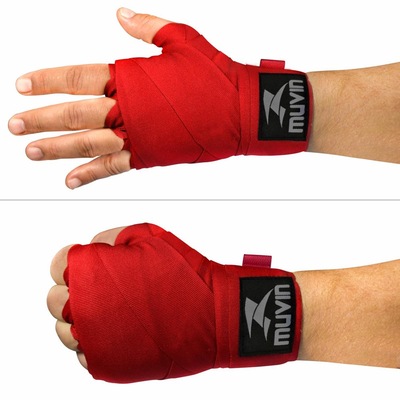 Kit de Artes Marciais: 3 Pares de Bandagem Elástica 5m Muvin + Atadura Protetora - Foto 5