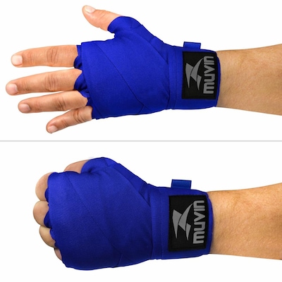 Kit Bandagem Elástica 3m Muvin com 3 Pares - Atadura Protetora - Boxe Muay Thai Artes Marciais Luta - Foto 5