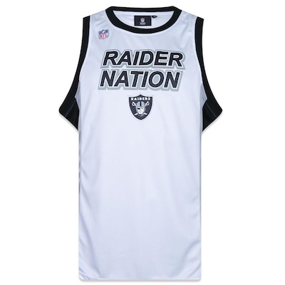 Camiseta Regata New Era Performance Las Vegas Raiders Have Fun Phrase - Masculina - Foto 1