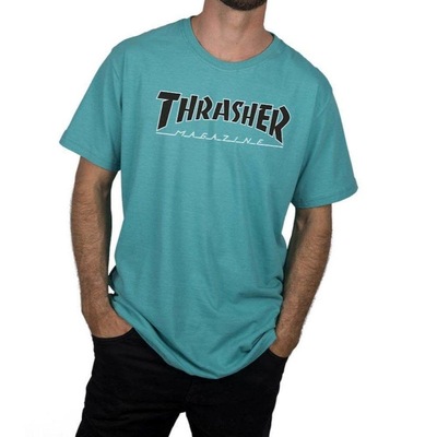 Camiseta Thrasher Outlined - Masculina - Foto 1