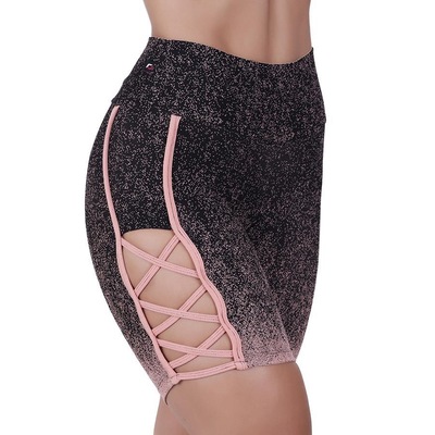 Conjunto Orbis Fitness com Bermuda Tiras Degrade + Top Bojo Decotado - Feminino - Foto 4