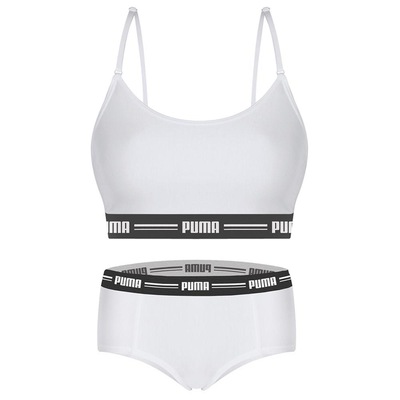 Kit Puma 2 Tops Modal Stretch + 2 Calcinhas Mini Boxer - Feminino - Foto 3