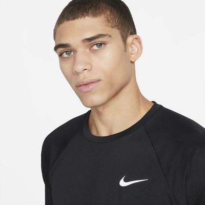 Camiseta de Natação Manga Longa Nike Essential com Proteção UV - Masculina - Foto 3