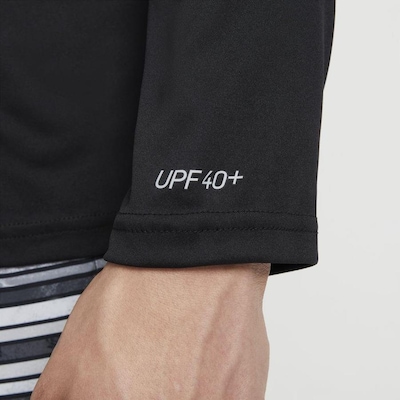Camiseta de Natação Manga Longa Nike Essential com Proteção UV - Masculina - Foto 4