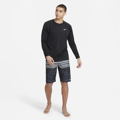 Camiseta de Natação Manga Longa Nike Essential com Proteção UV - Masculina - Foto 6
