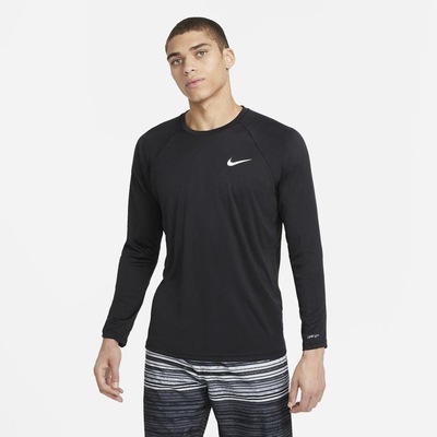Camiseta de Natação Manga Longa Nike Essential com Proteção UV - Masculina - Foto 1