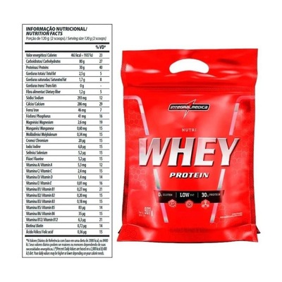 Kit Nutri Whey Integralmédica Refil - 907g - 2 Unds - Foto 2