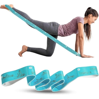 Fita de Alongamento Yangfit Faixa Elástica com 8 Elos - Foto 6