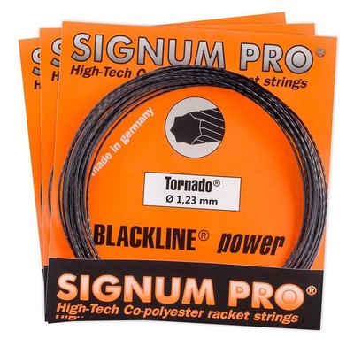Corda Signum Pro Tornado 1.23mm Preta - Set Individual - Pack com 03 unidades - Foto 1