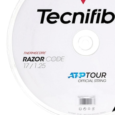 Corda Tecnifibre Razor Code Rolo com 200 Metros - 17L 1.25mm - Foto 2