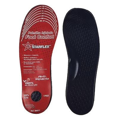 Palmilha Starflex Foot Confort Gel - 36 ao 44 - Adulto - Foto 1